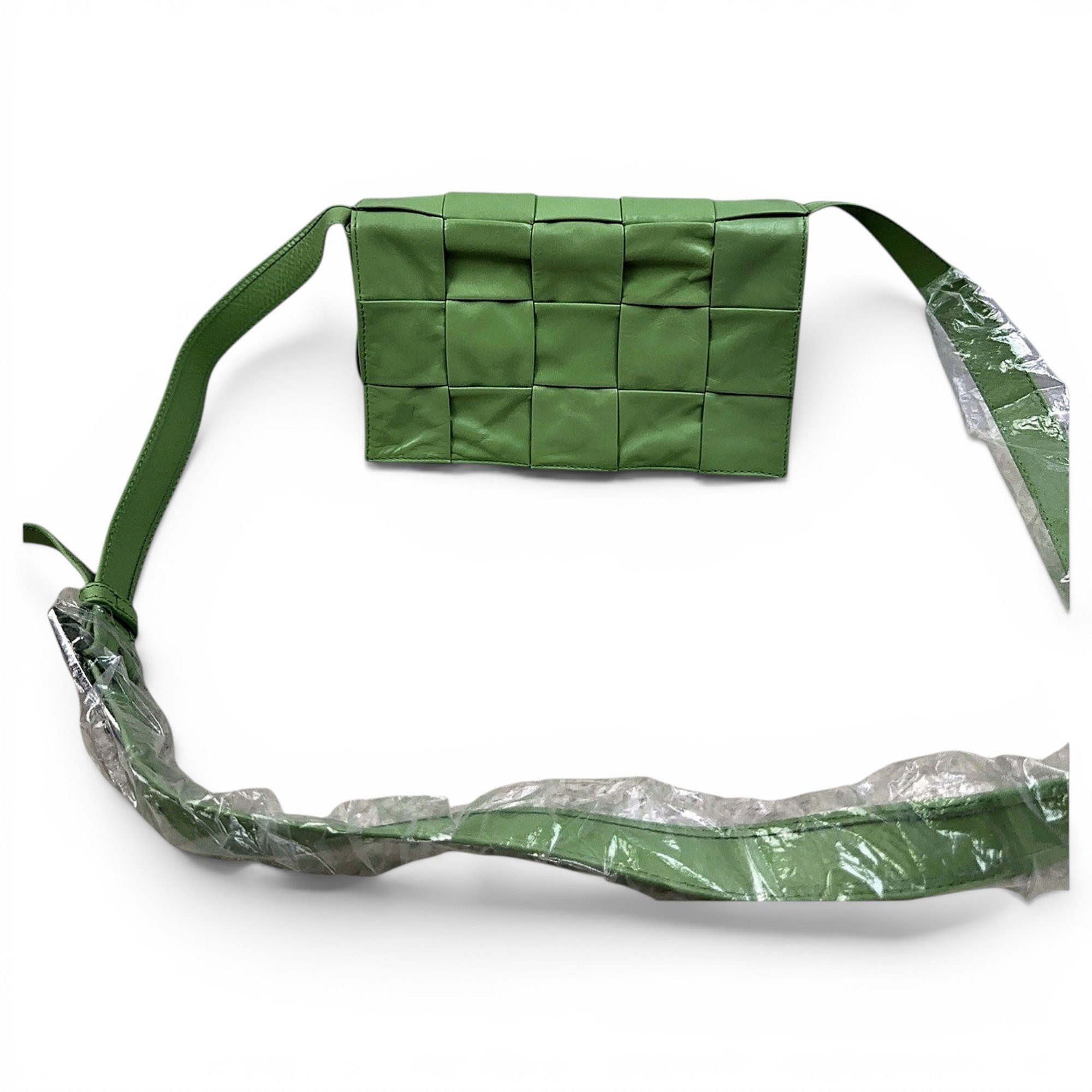 Cassette leather crossbody bag