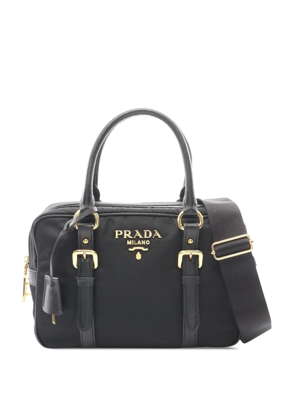 2013-2026 Saffiano Trimmed Tessuto satchel