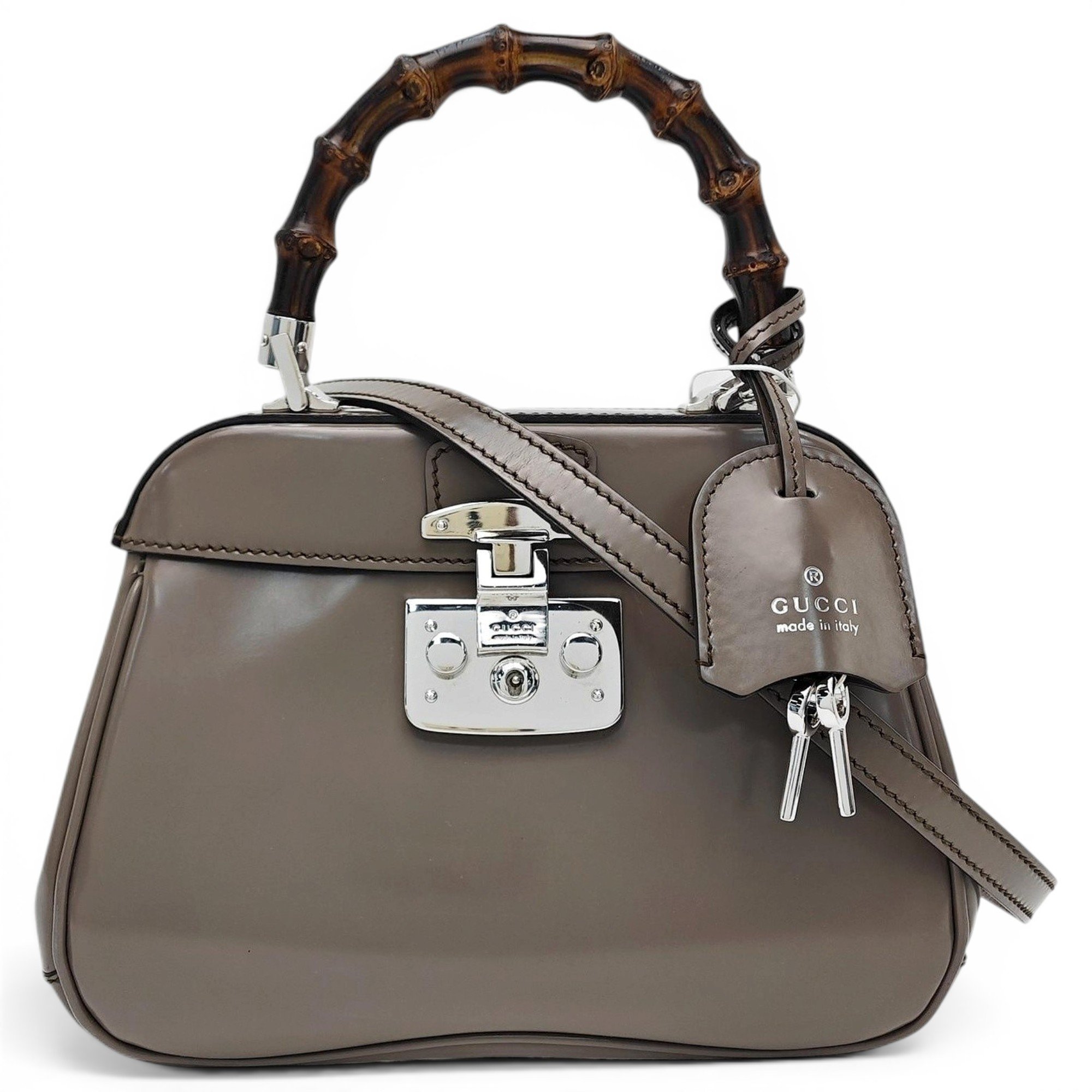 Lady Lock leather handbag
