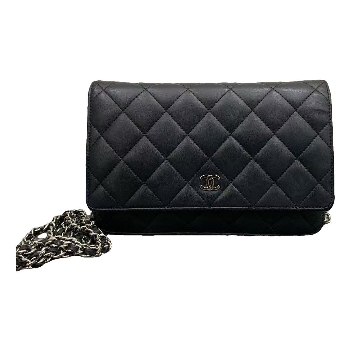 Wallet On Chain Timeless/Classique leather handbag