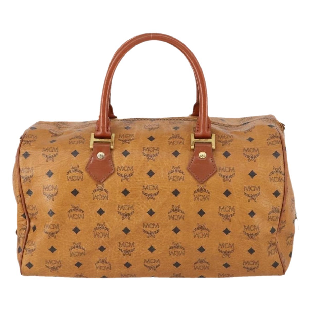 Boston leather bowling bag