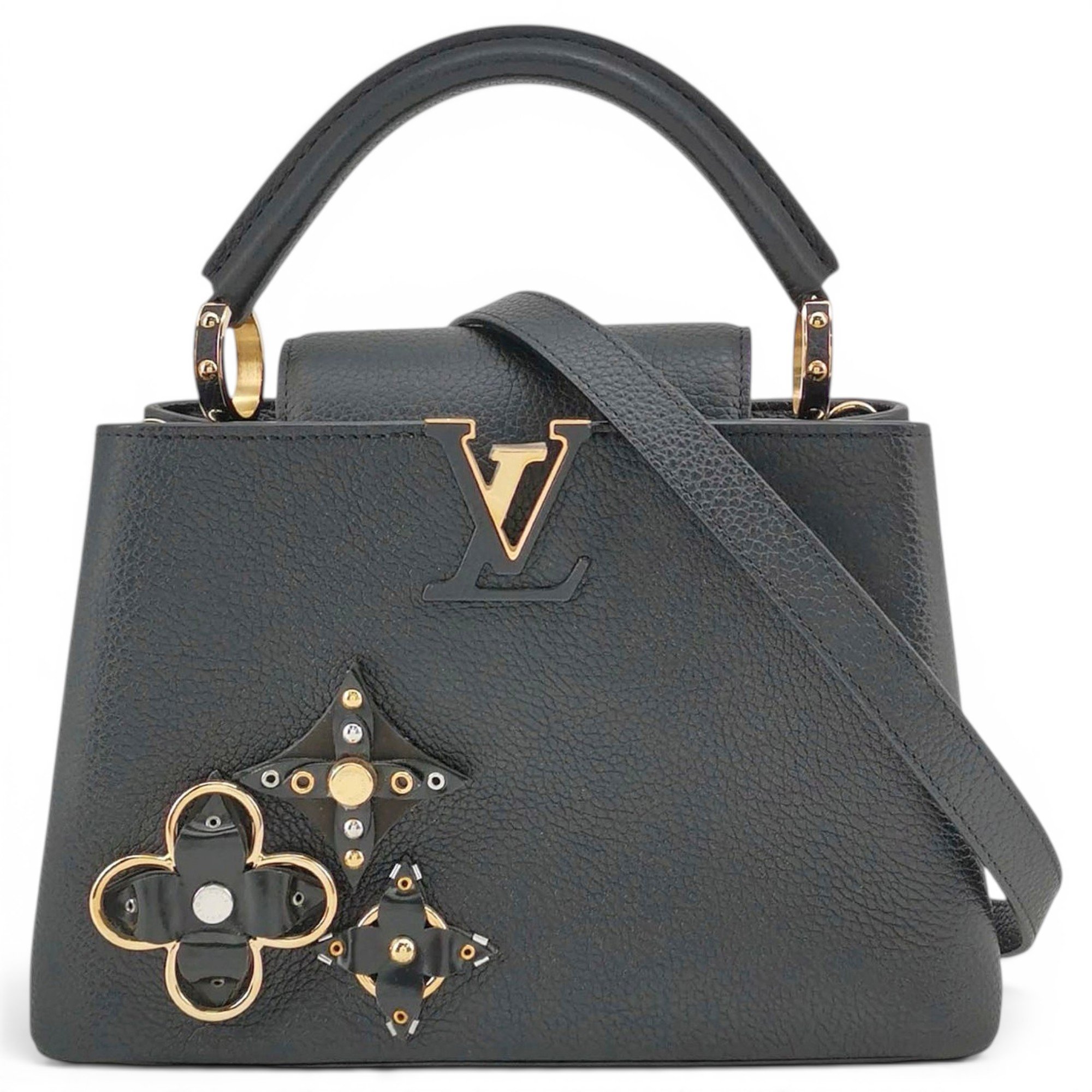 Capucines leather handbag