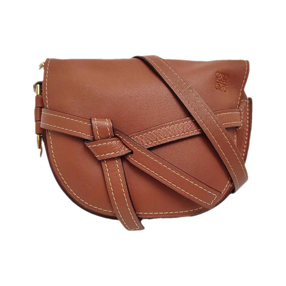 Gate leather crossbody bag