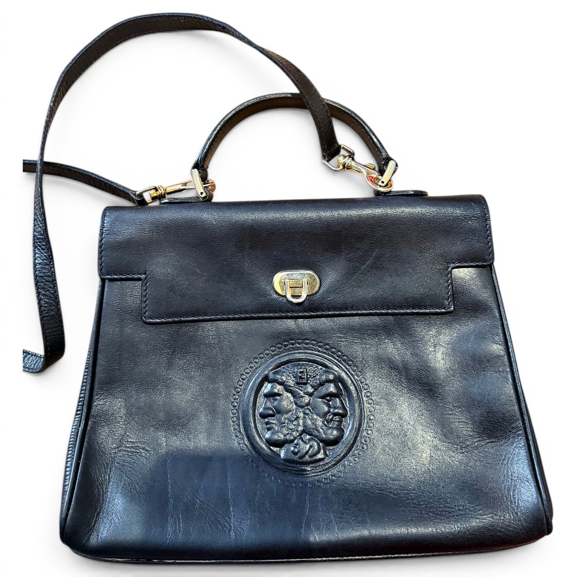 Leather crossbody bag