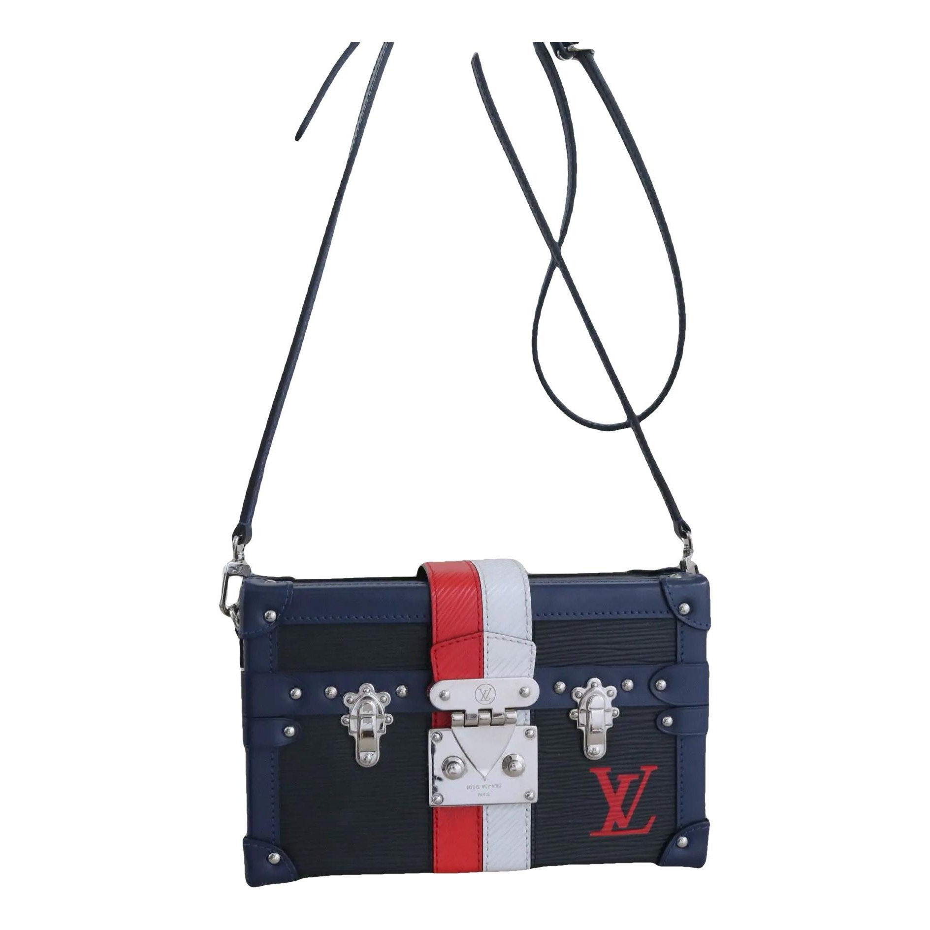 Petite Malle leather crossbody bag