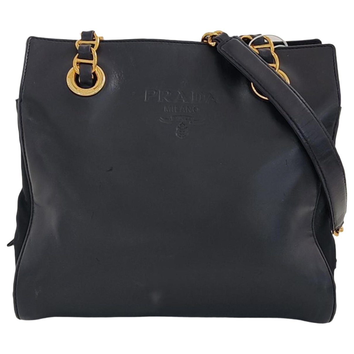 Leather tote