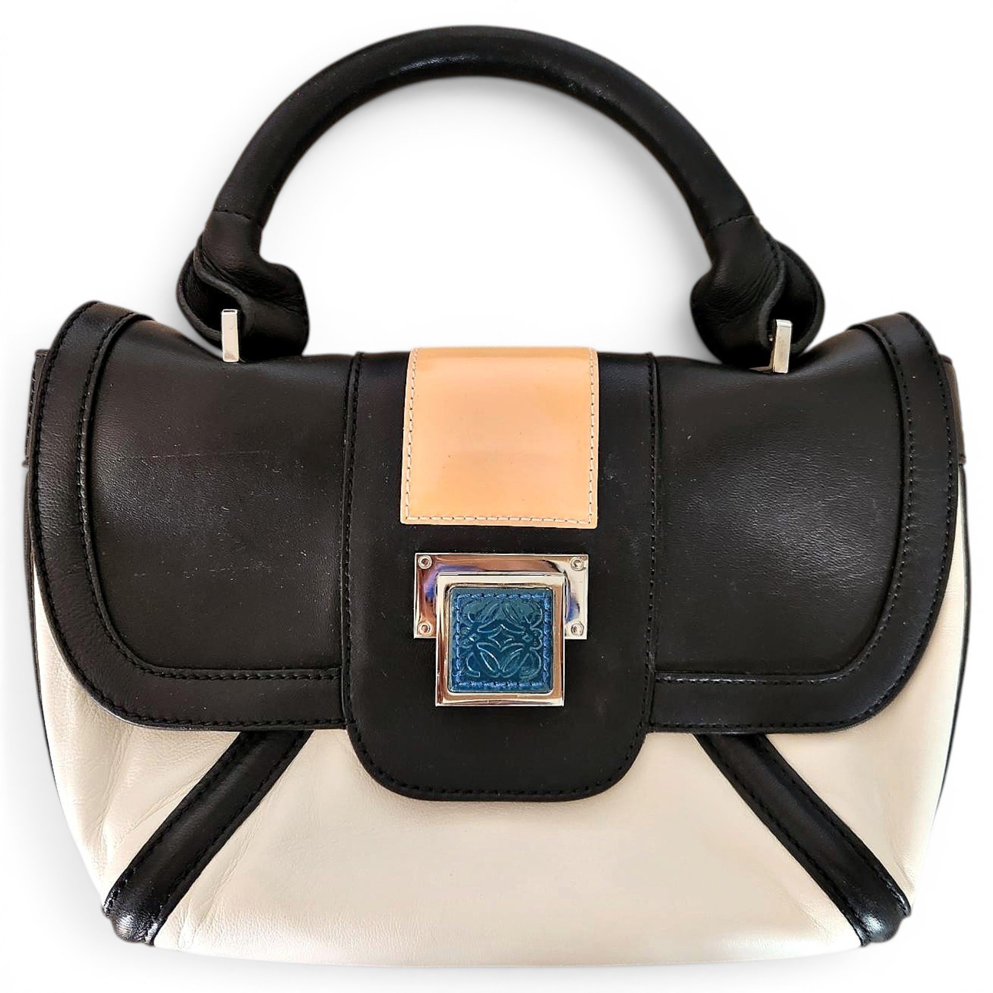 Leather handbag