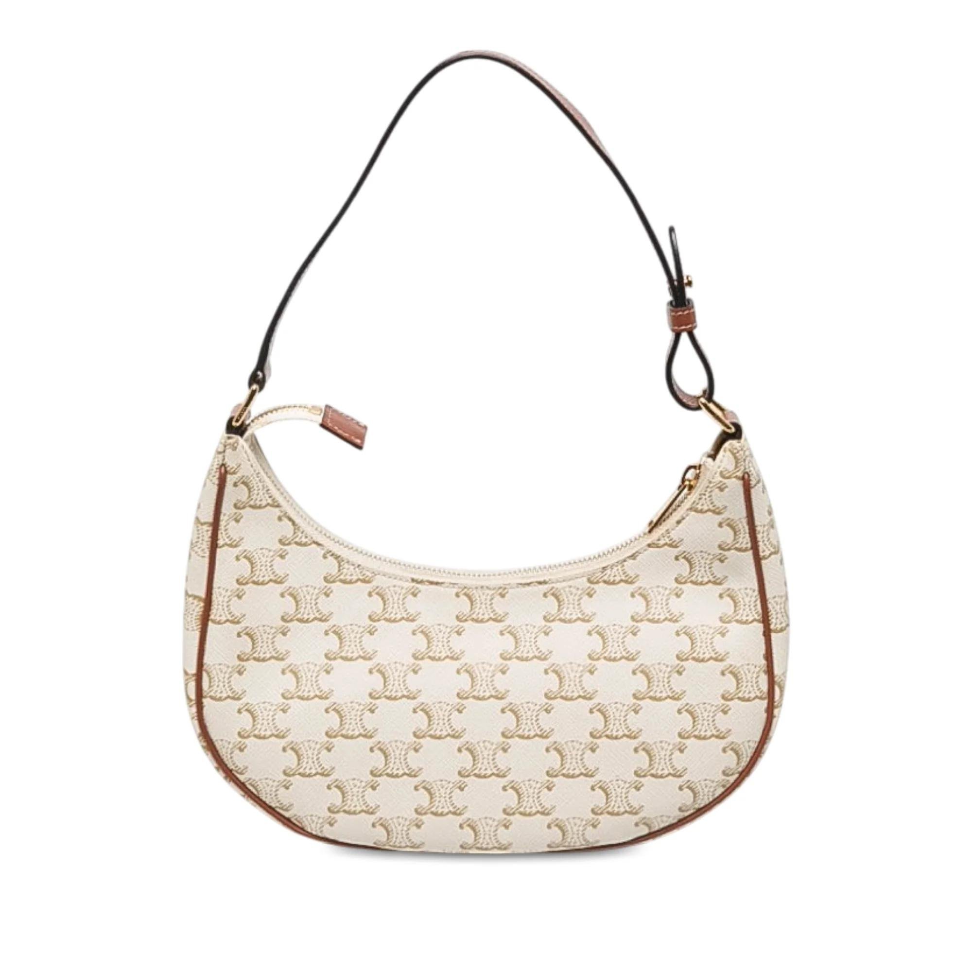 Triomphe pony-style calfskin handbag