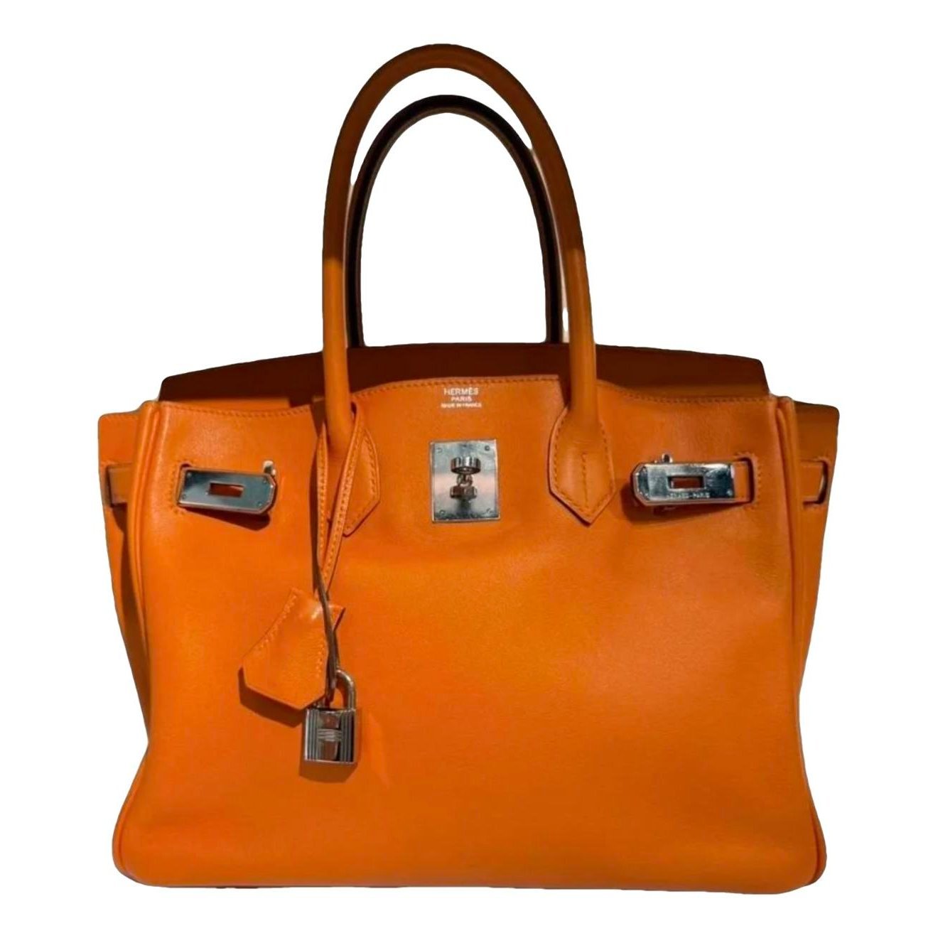 Birkin 30 leather handbag