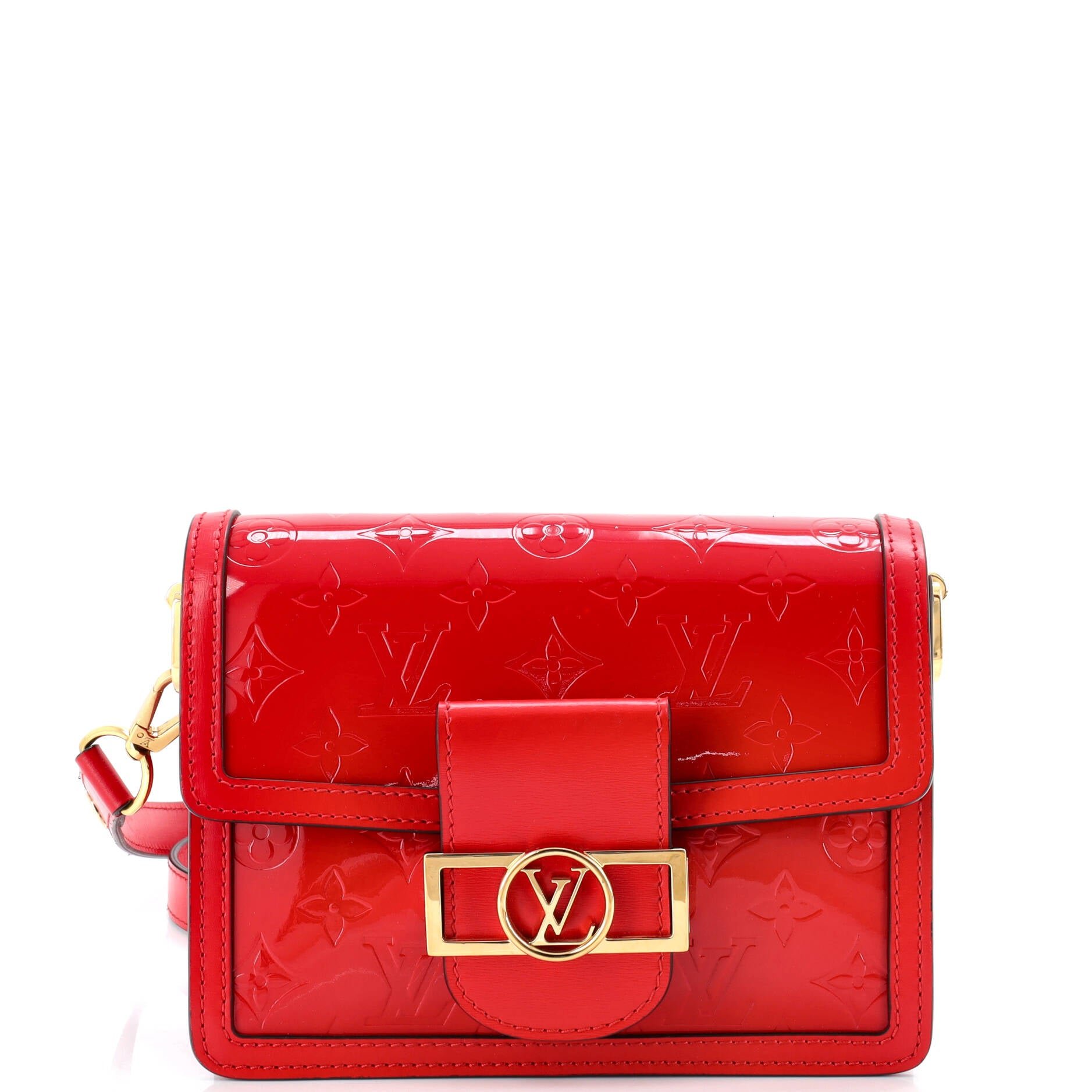 Louis Vuitton Dauphine Shoulder Bag Monogram Vernis Mini