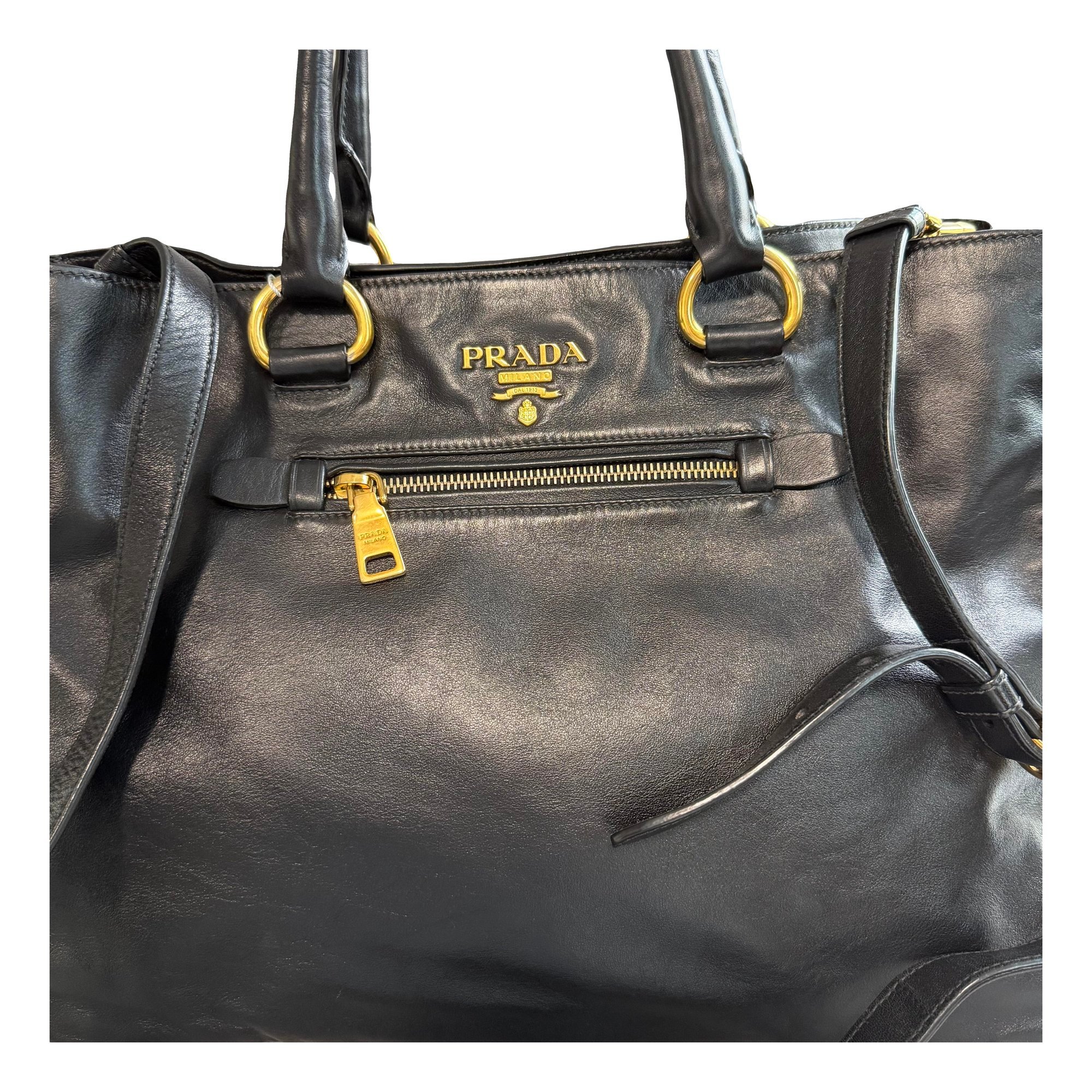 Leather handbag