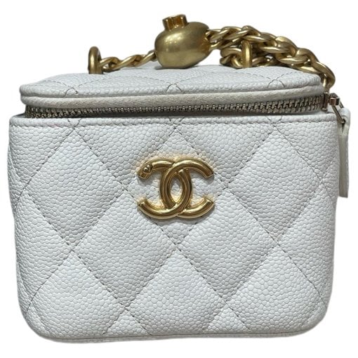 Vanity leather mini bag