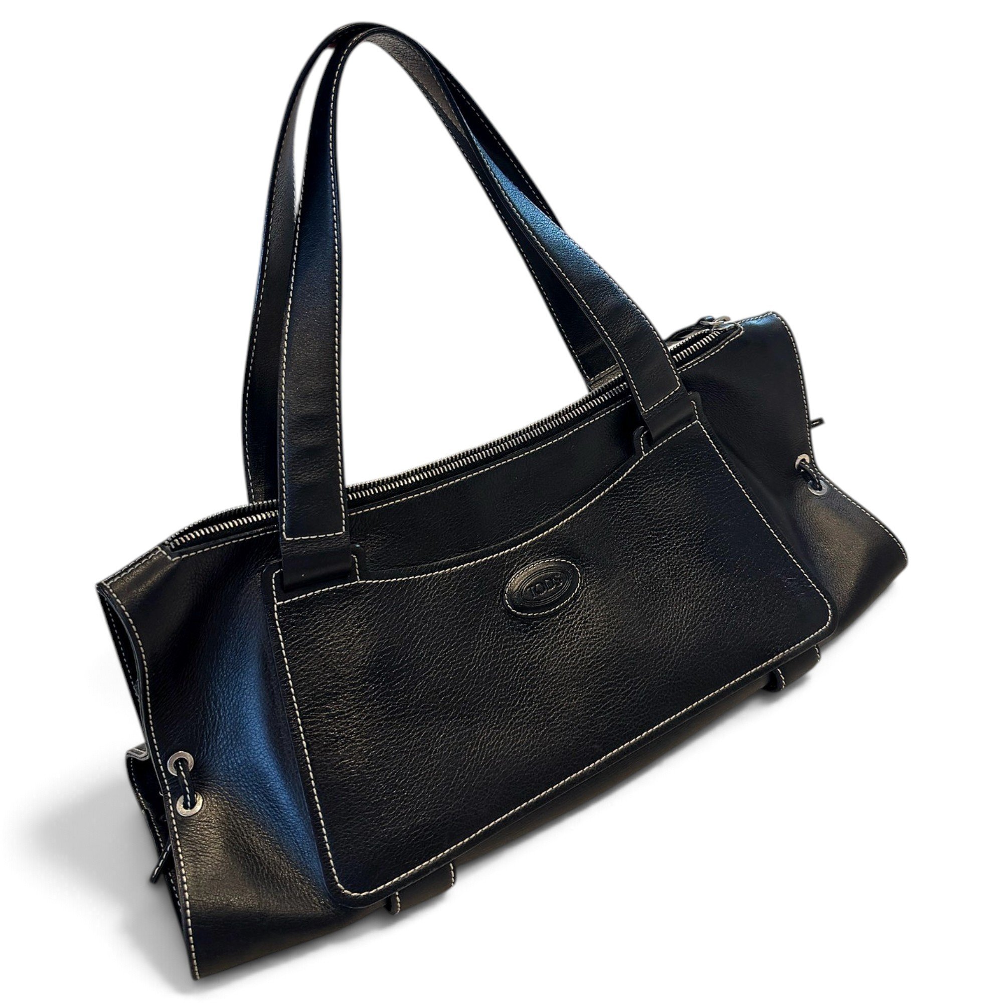 Leather handbag