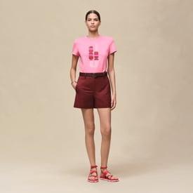 Printed straight t-shirt