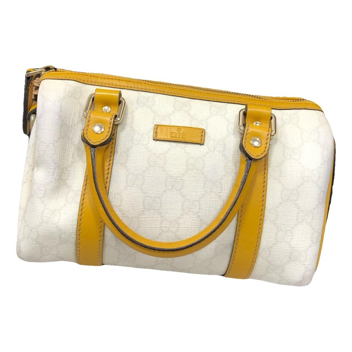 Boston leather handbag
