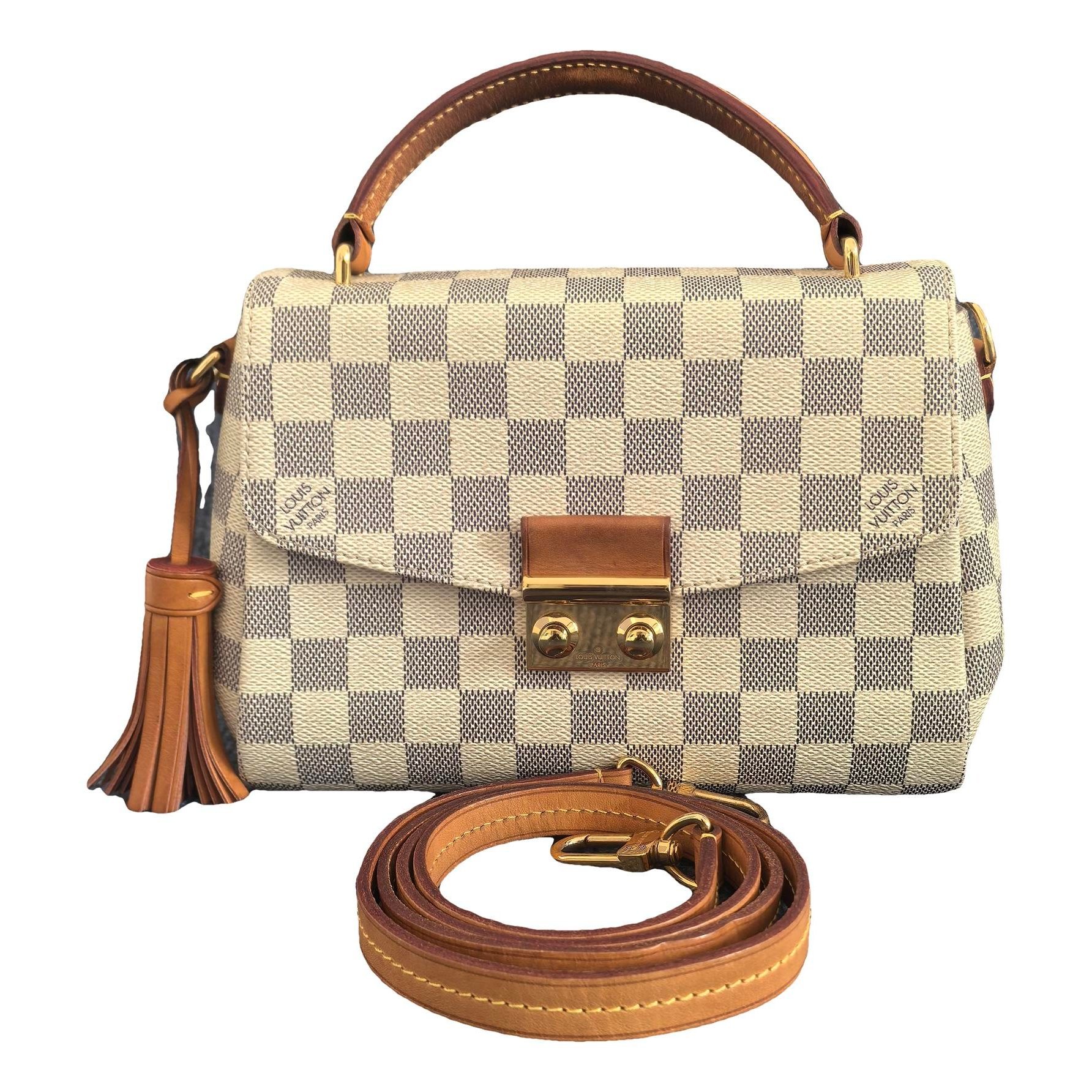 Croisette leather handbag