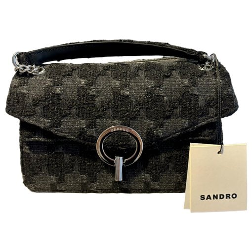 Sandro Yza tweed handbag