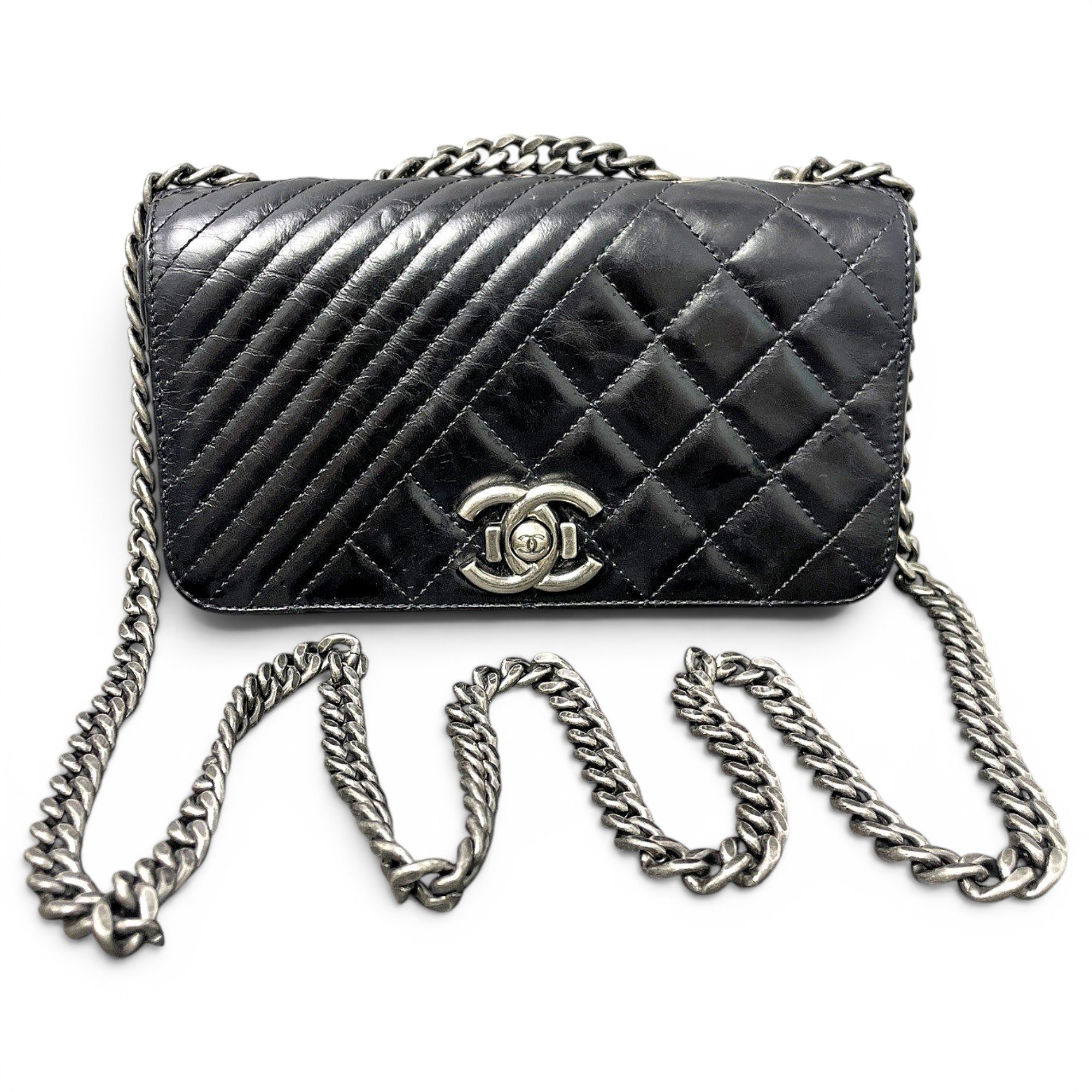 Boy leather crossbody bag