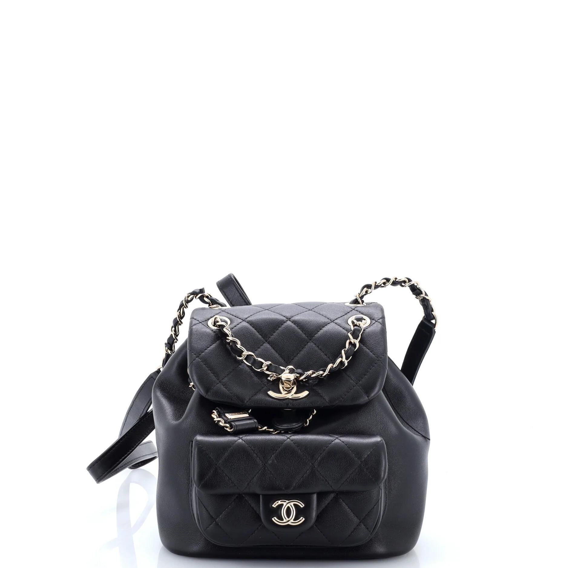 Leather backpack