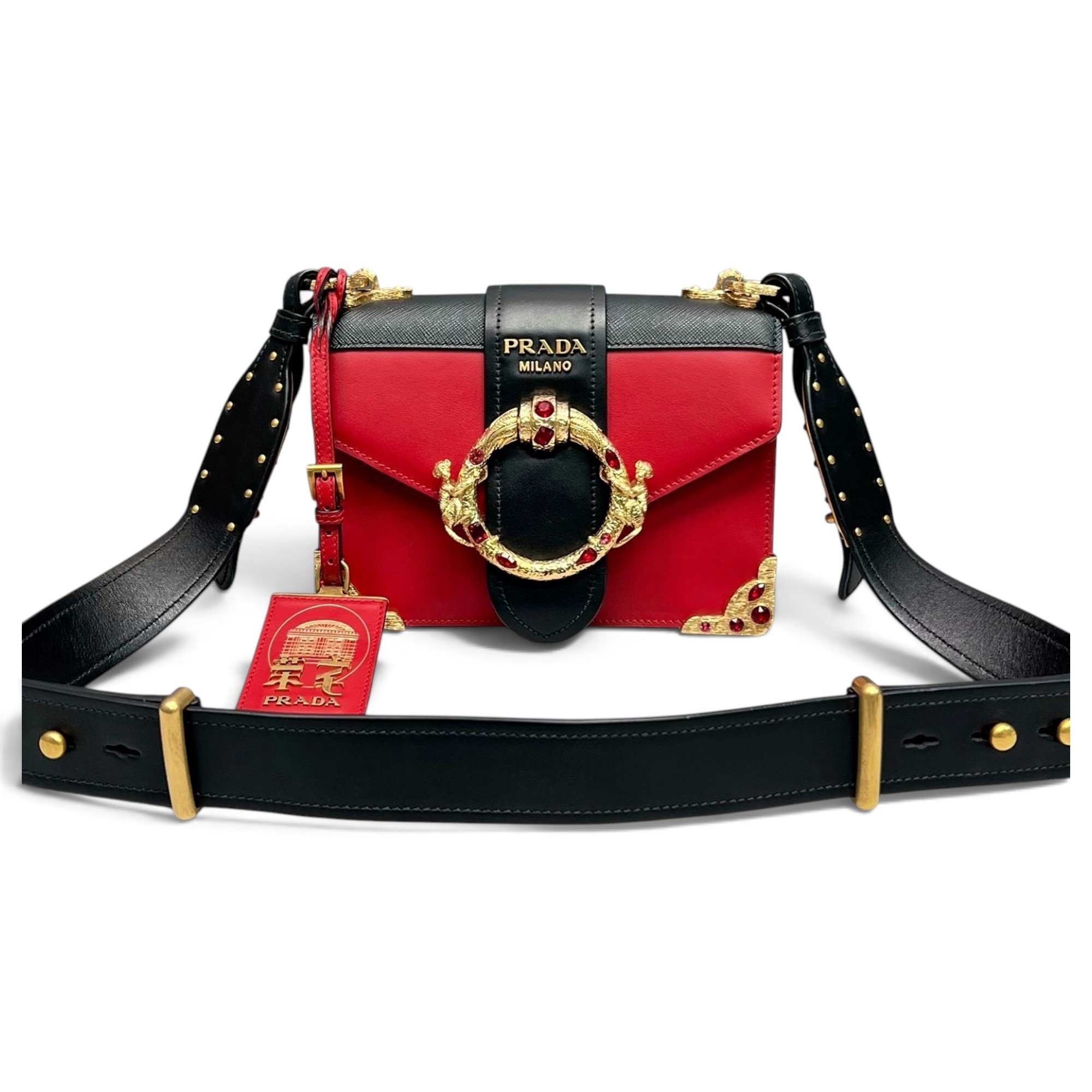 Cahier Chain leather handbag