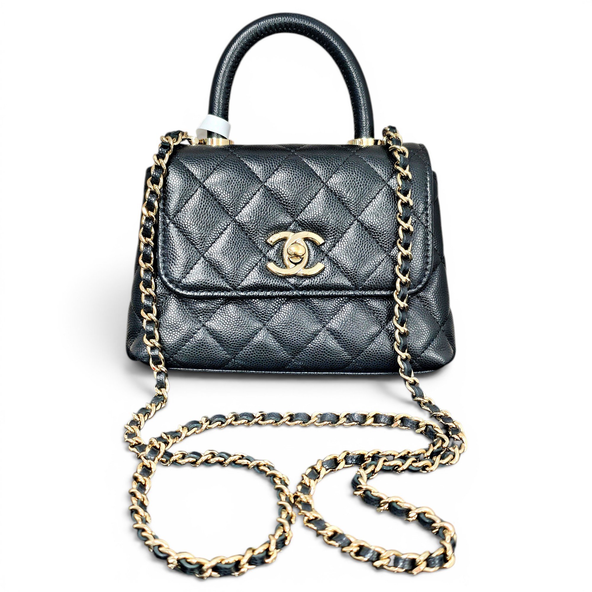 Coco Handle leather handbag