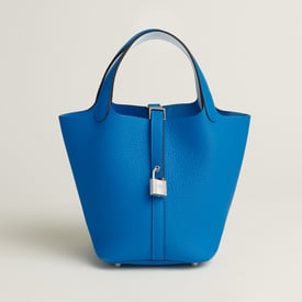 Hermès Picotin 18 in Bleu Hydra/Bleu Brume