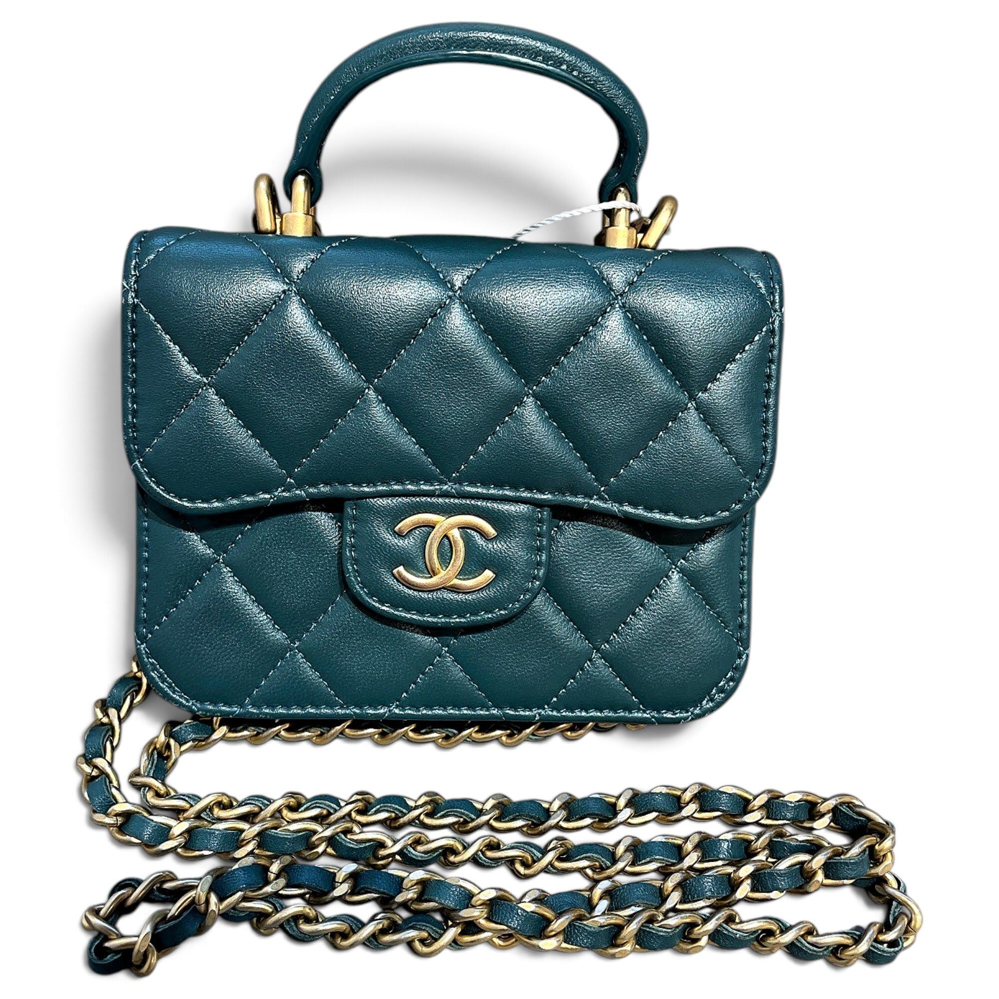 Timeless Classique Top Handle leather handbag