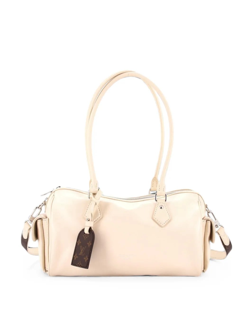 Louis Vuitton Speedy Cargo Vibe Bag Leather with Monogram Canvas shoulder bag
