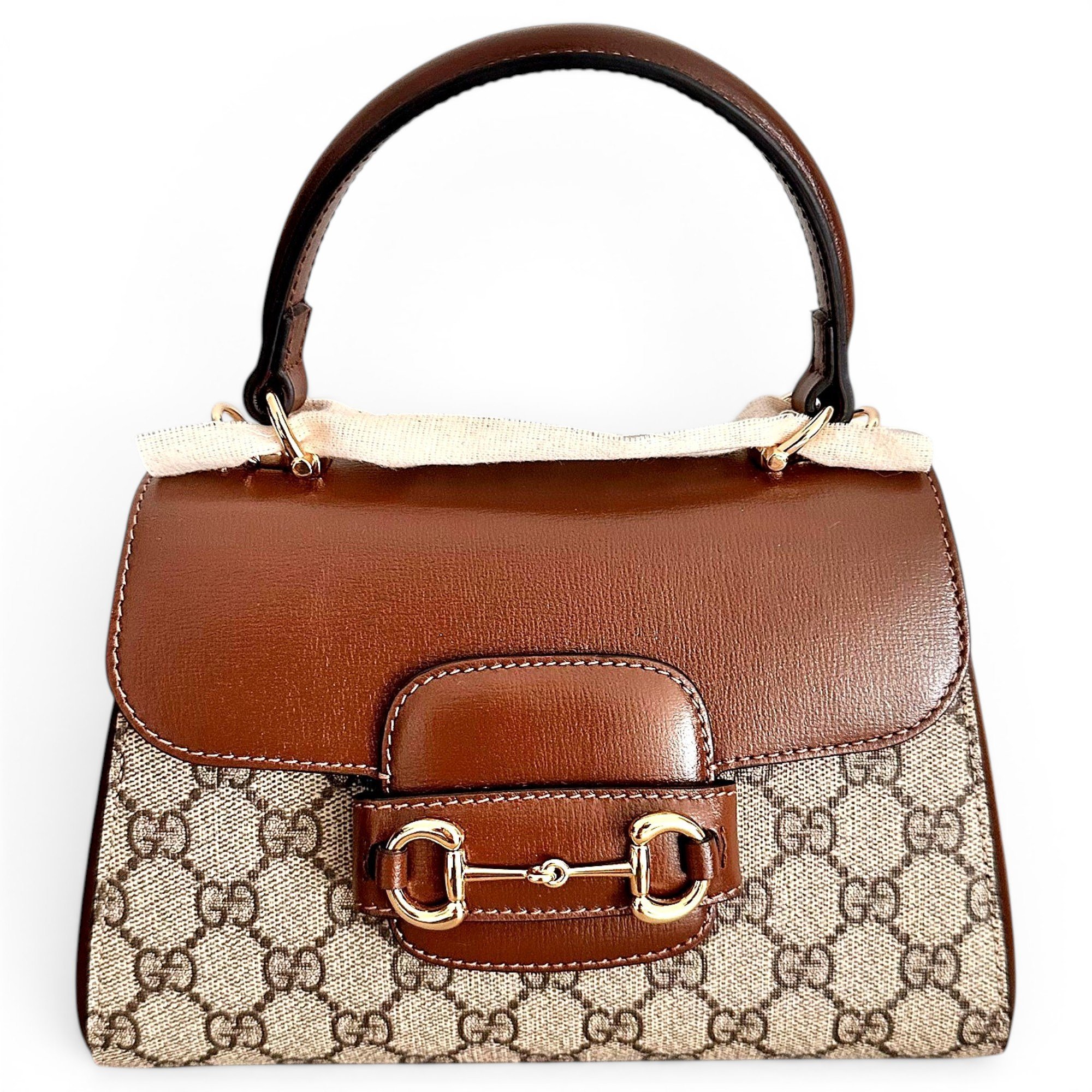 Leather handbag