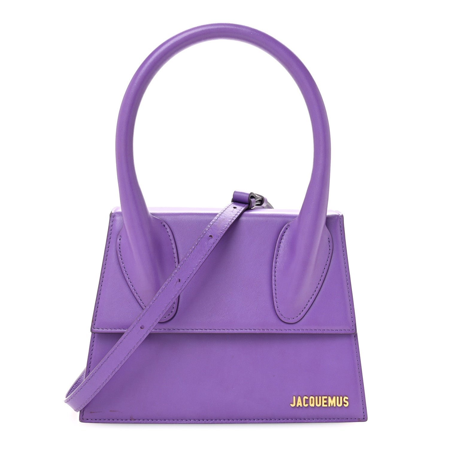 Jacquemus Smooth Calfskin Le Grand Chiquito Purple