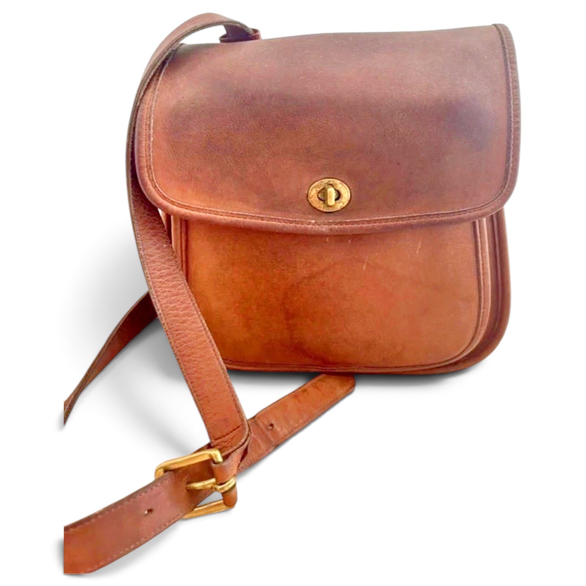 Leather crossbody bag