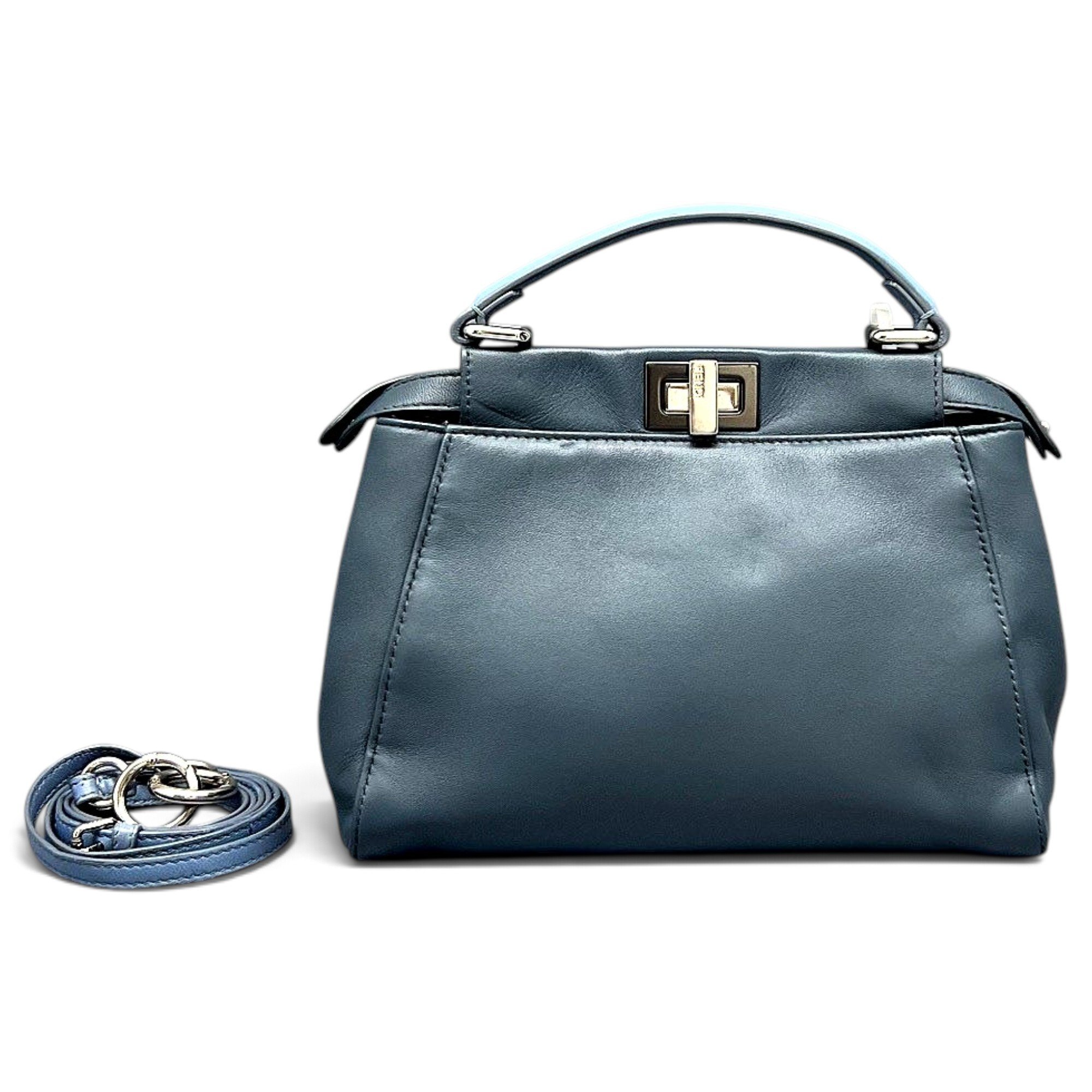 Peekaboo leather handbag