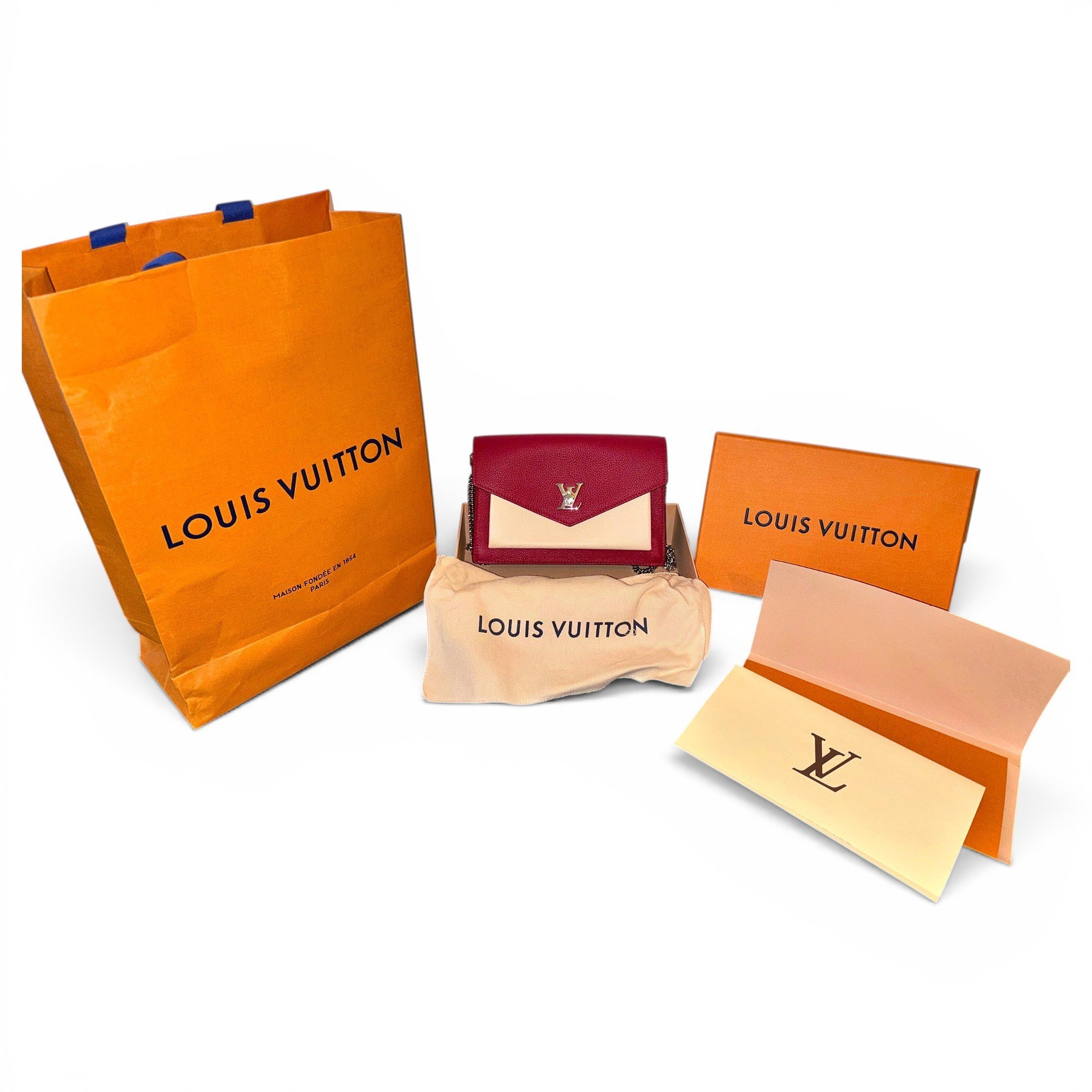 Louis Vuitton Mylockme leather handbag