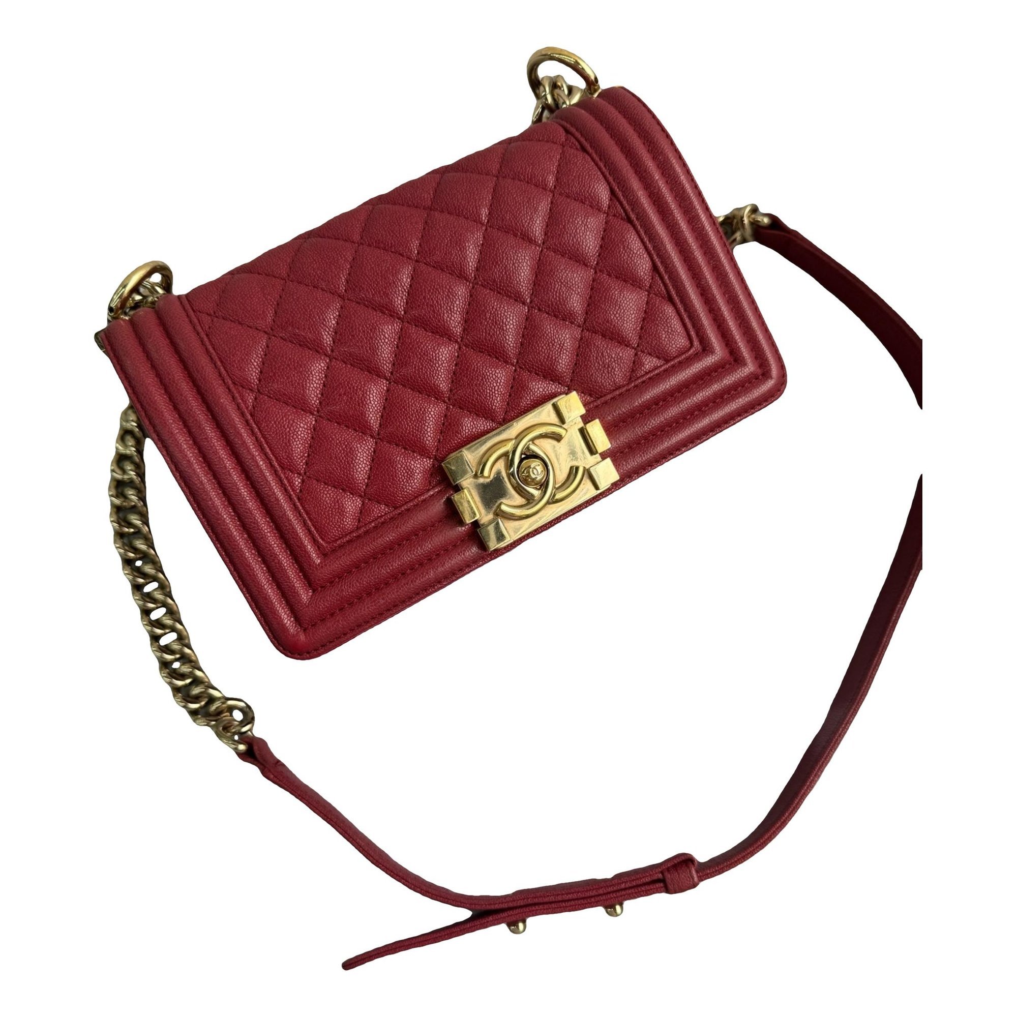 Boy leather crossbody bag