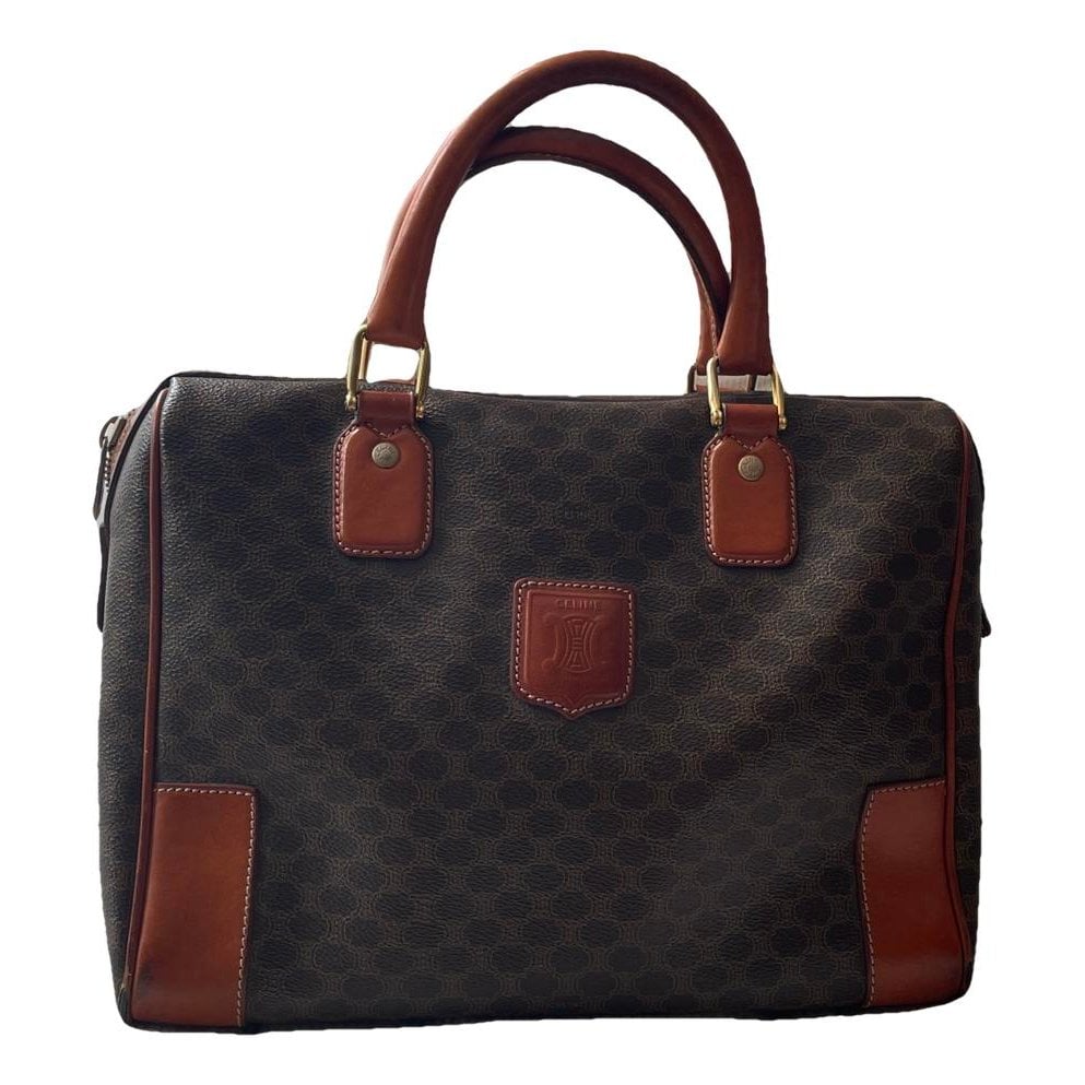 Leather bowling bag