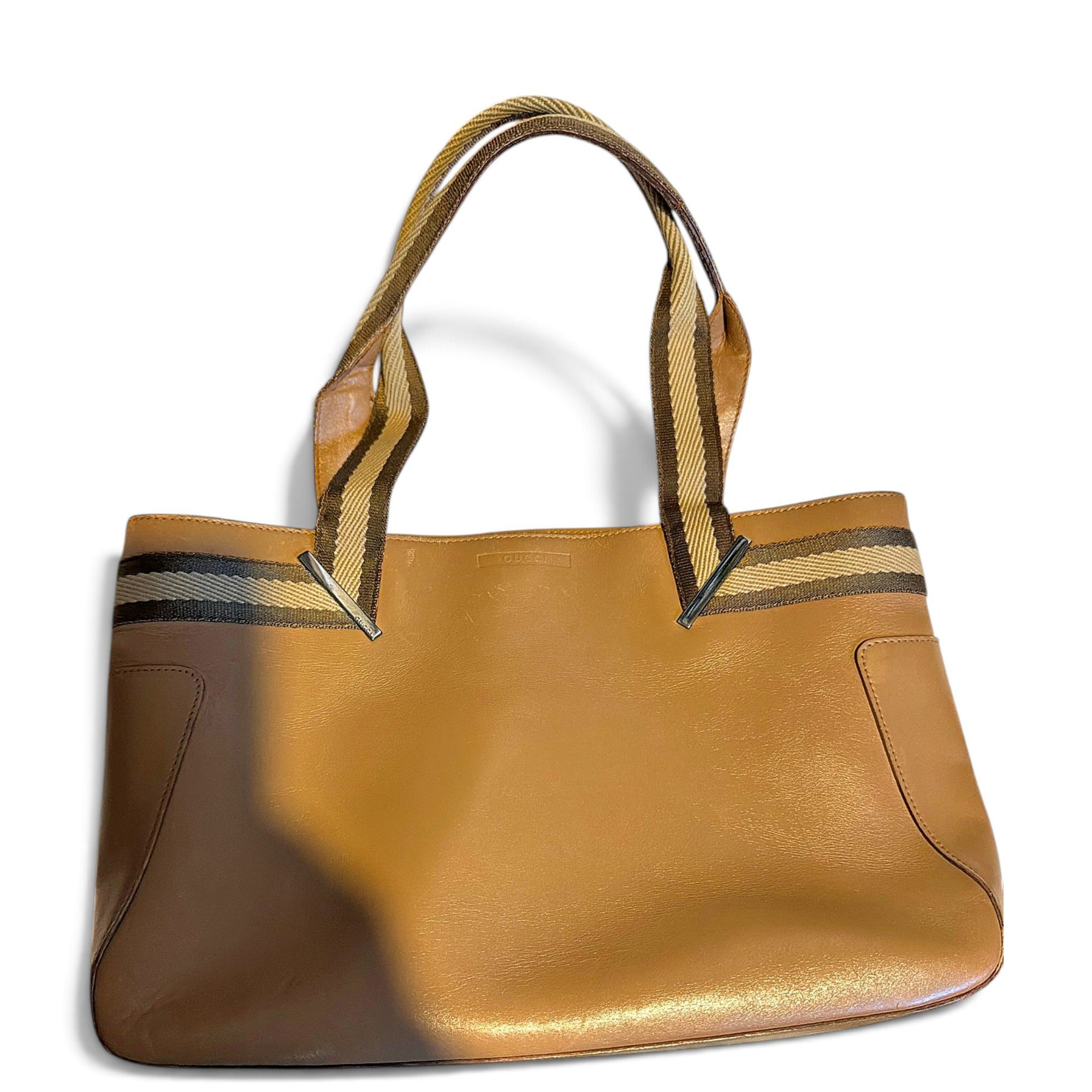 Leather tote