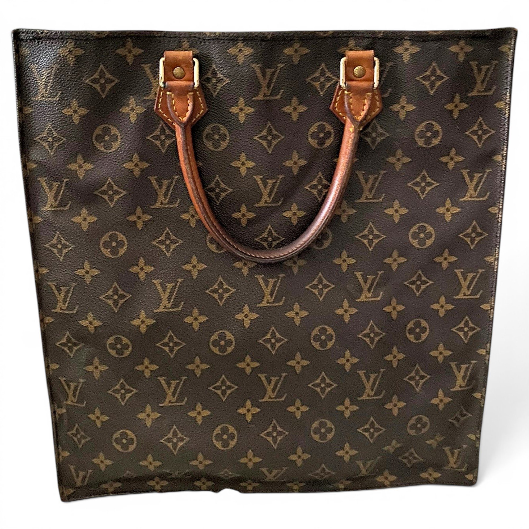 Leather tote