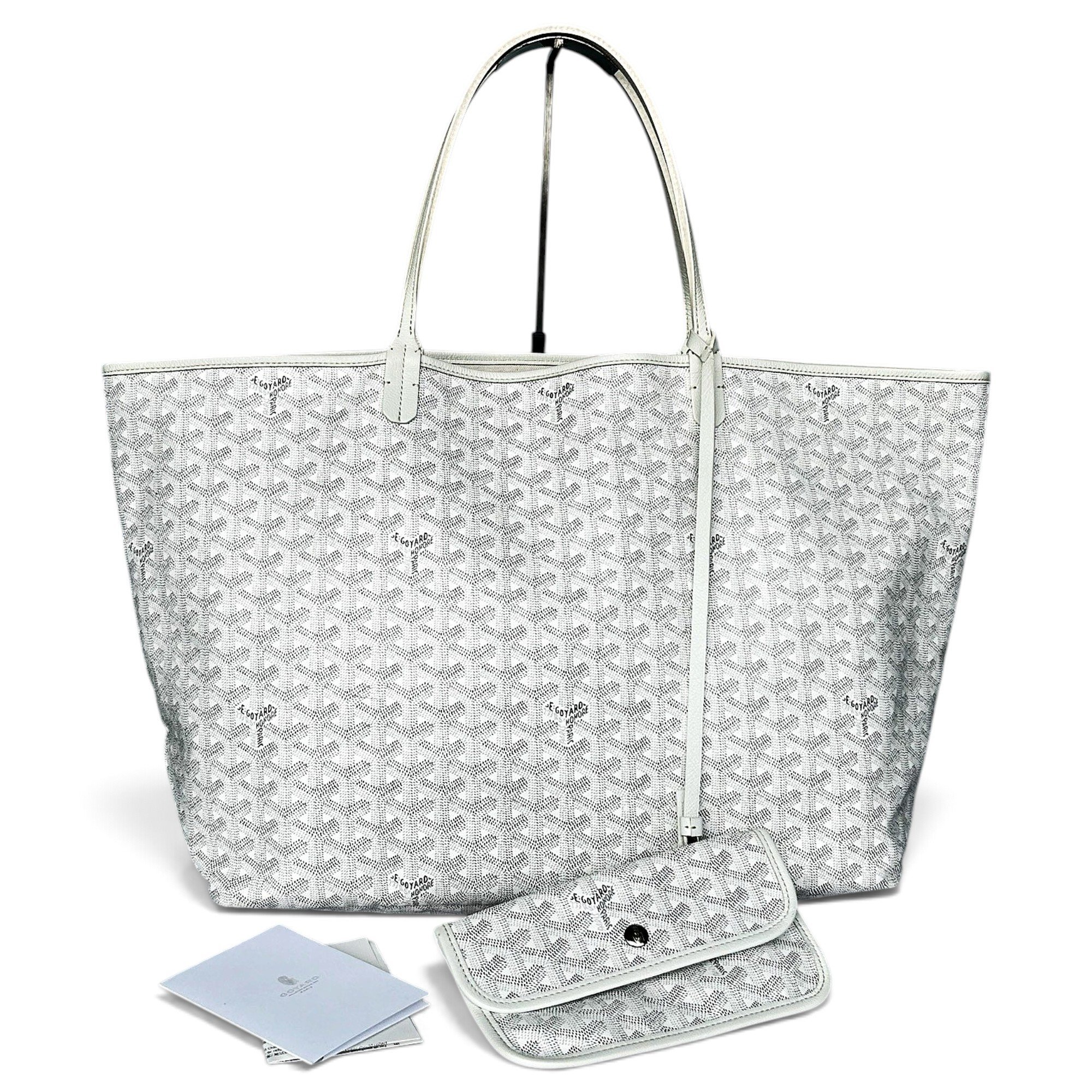 Goyard Anjou leather handbag
