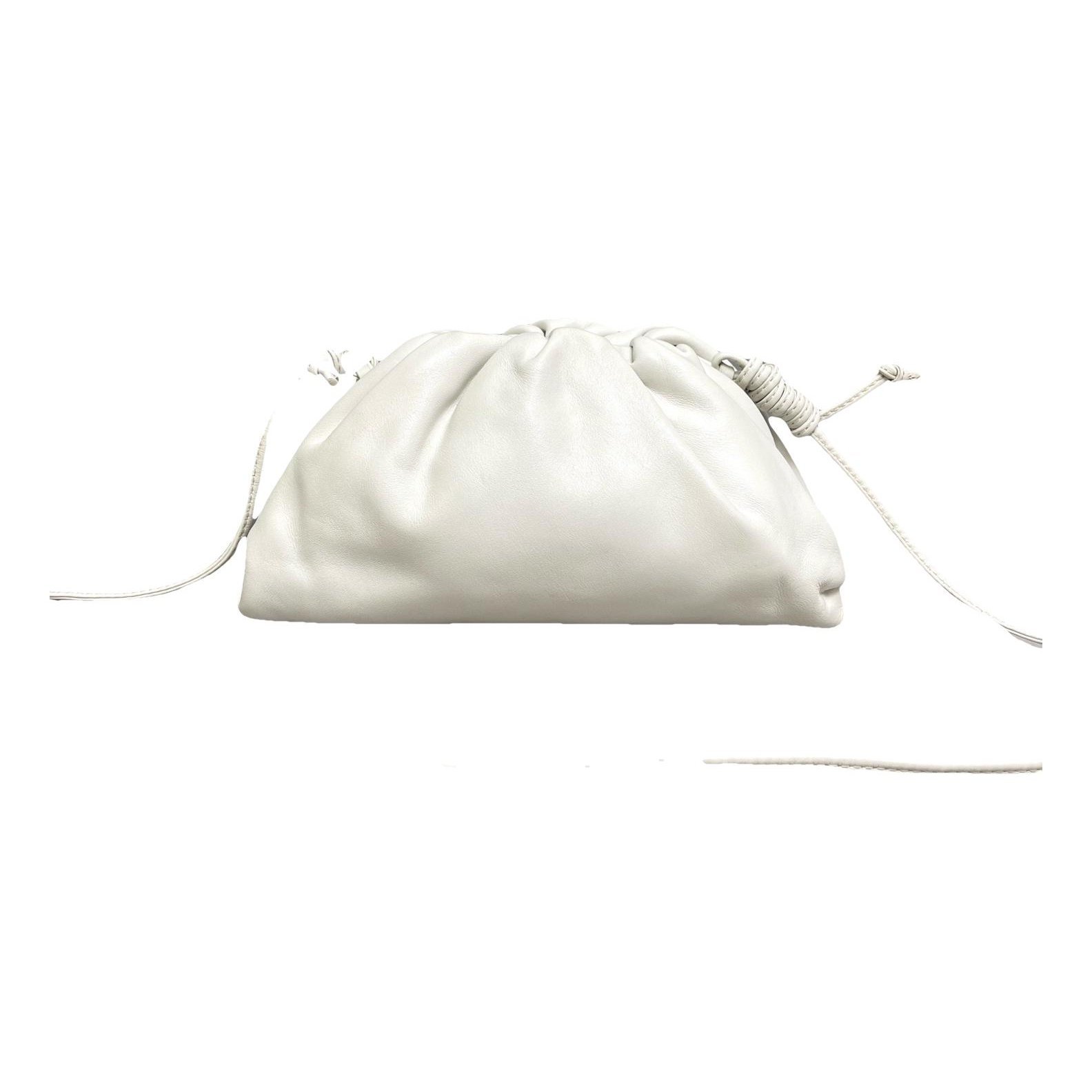 Pouch leather handbag