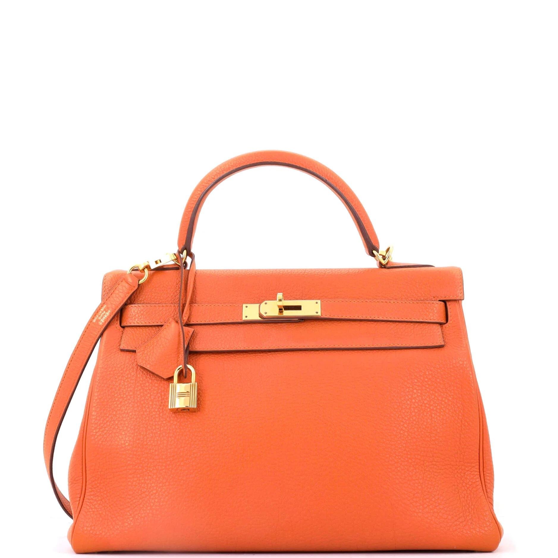 Kelly 32 leather handbag