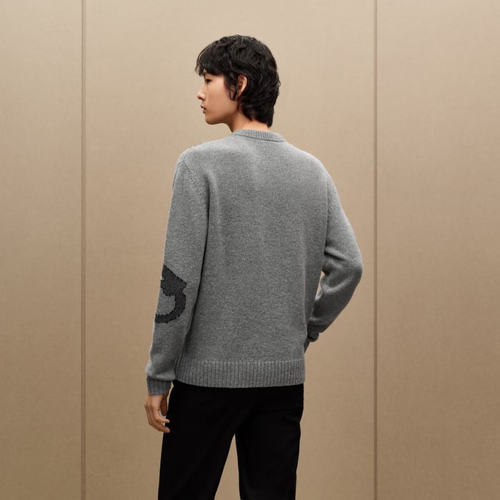 Flanelle "Maxi Mors Sellier" Crewneck Sweater