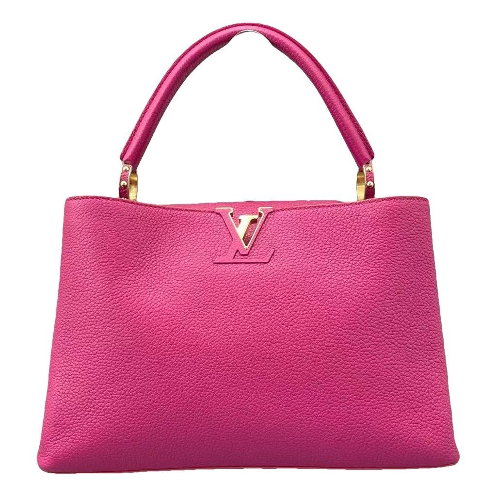 Capucines leather handbag