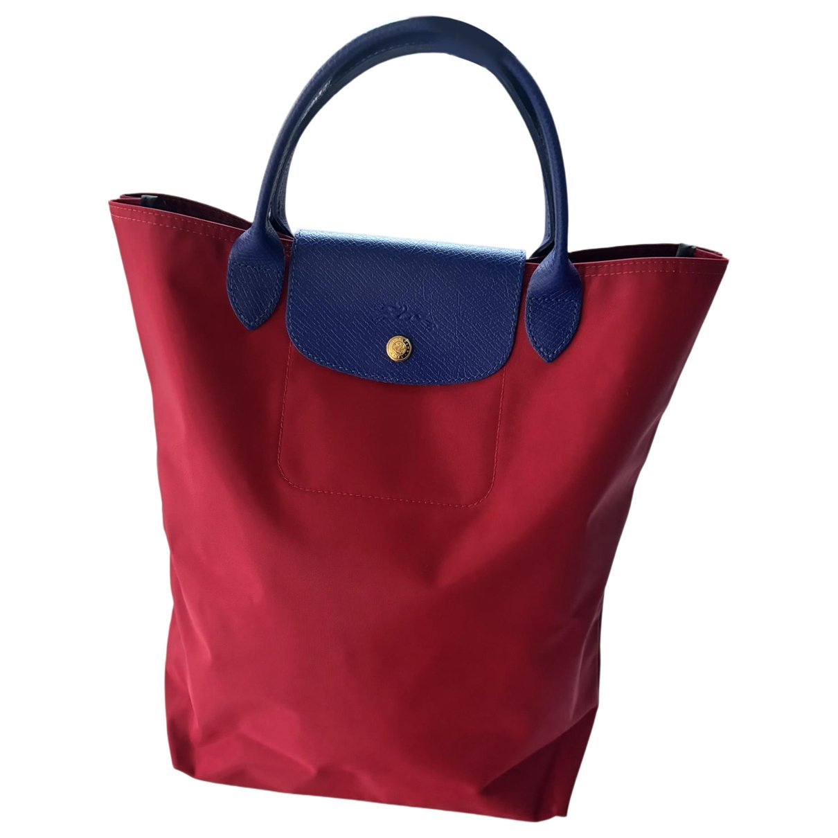 Longchamp Pliage leather tote