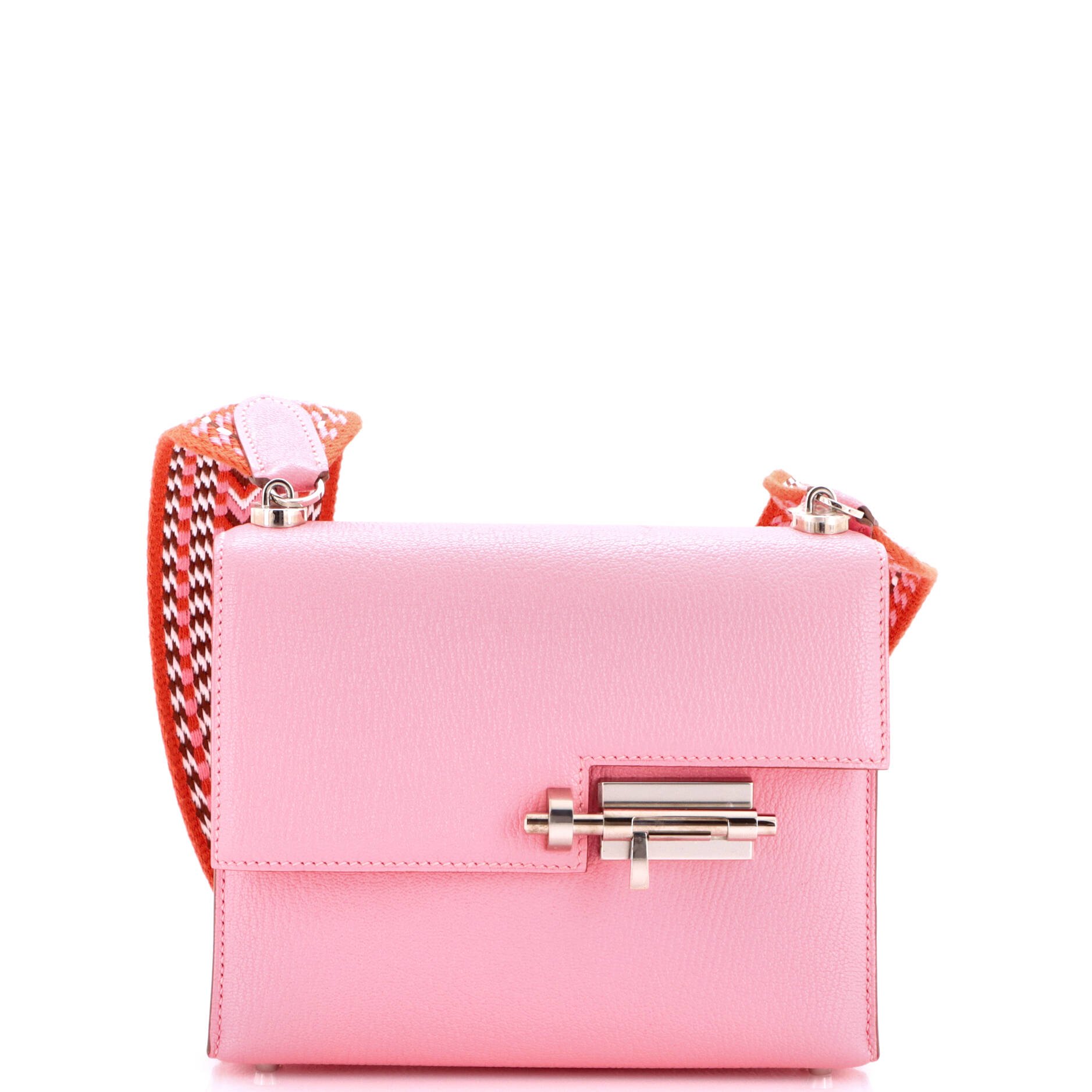 Verrou Bag Chevre Mysore and Canvas Mini