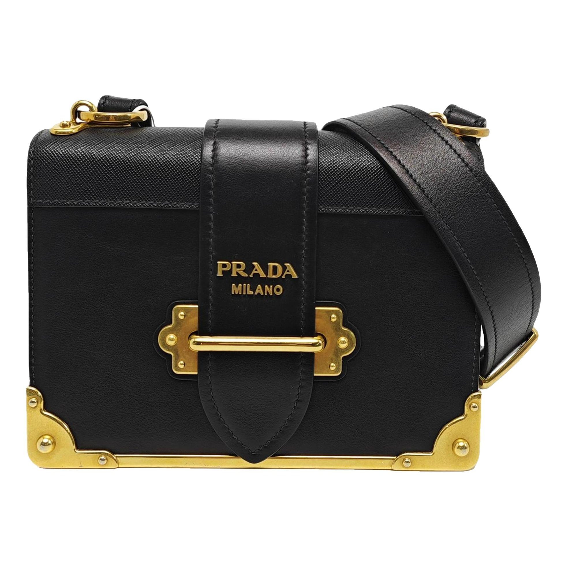 Cahier leather crossbody bag