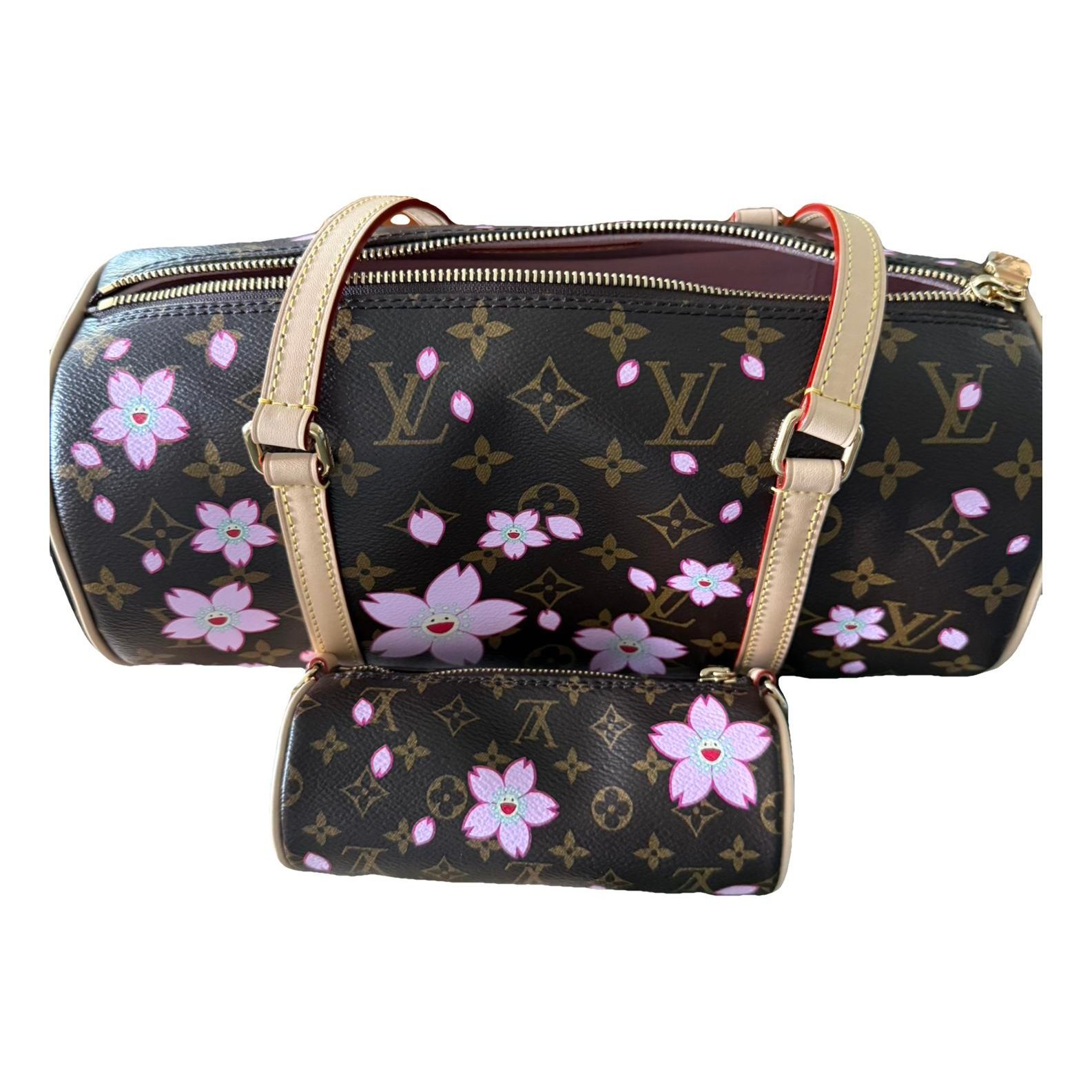Papillon leather handbag