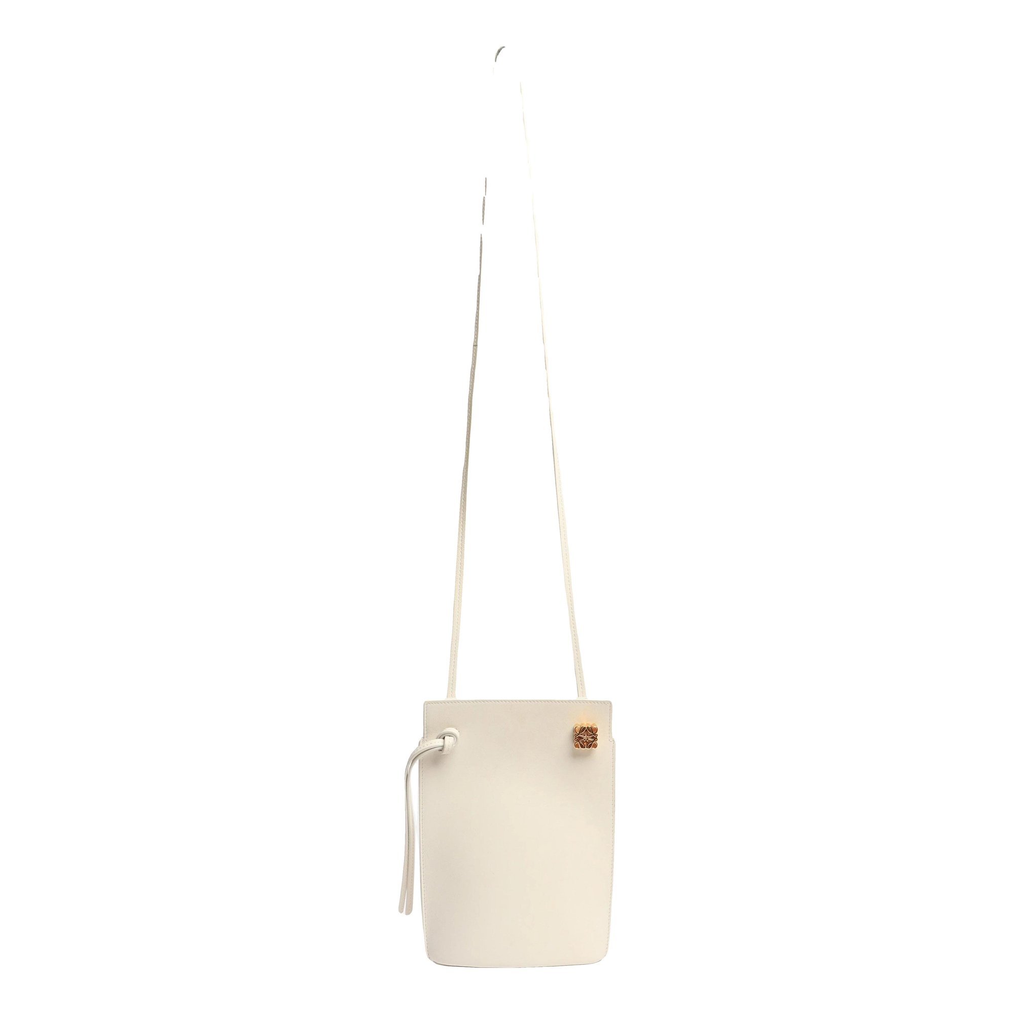 Dice Pocket leather crossbody bag
