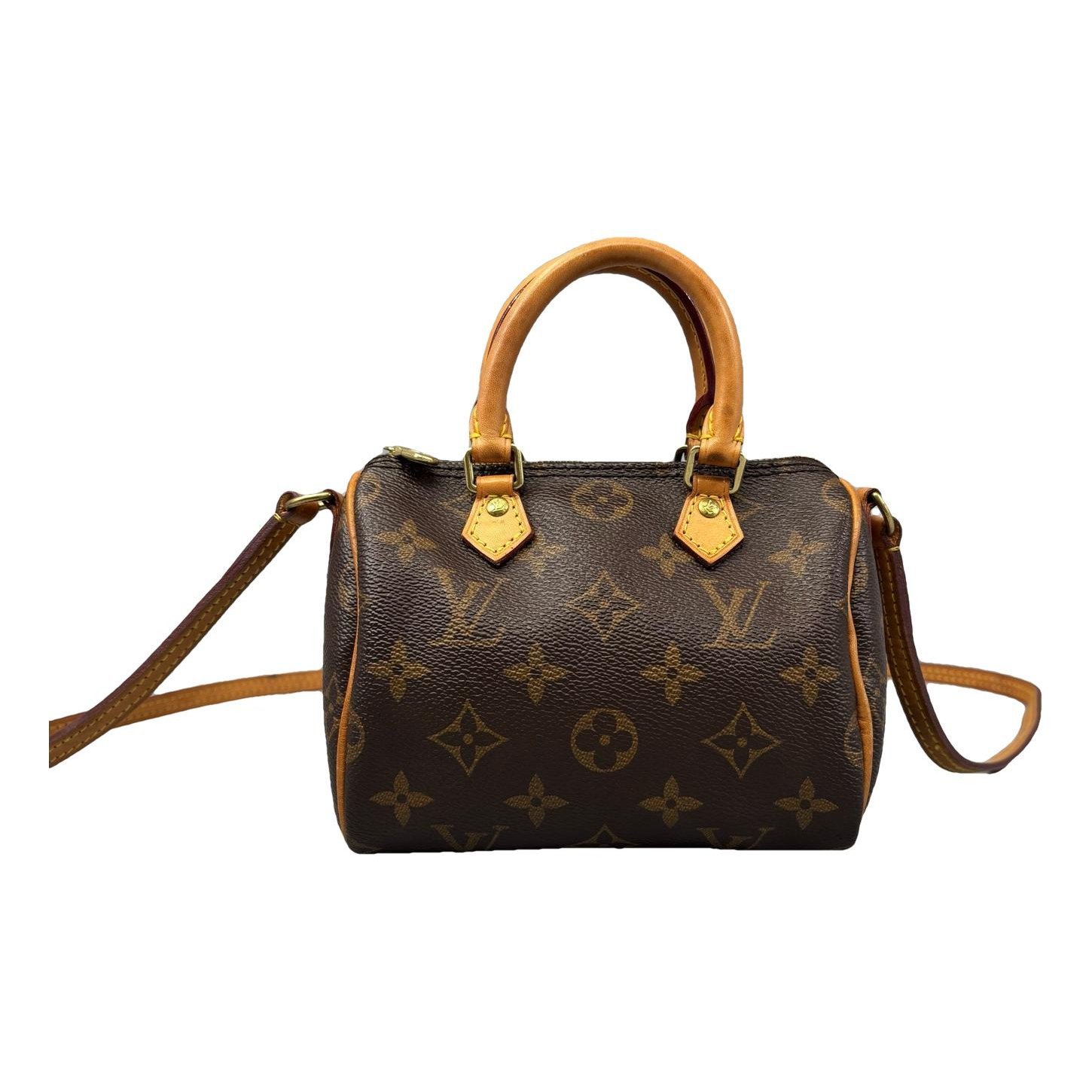 Nano Speedy / Mini HL leather handbag