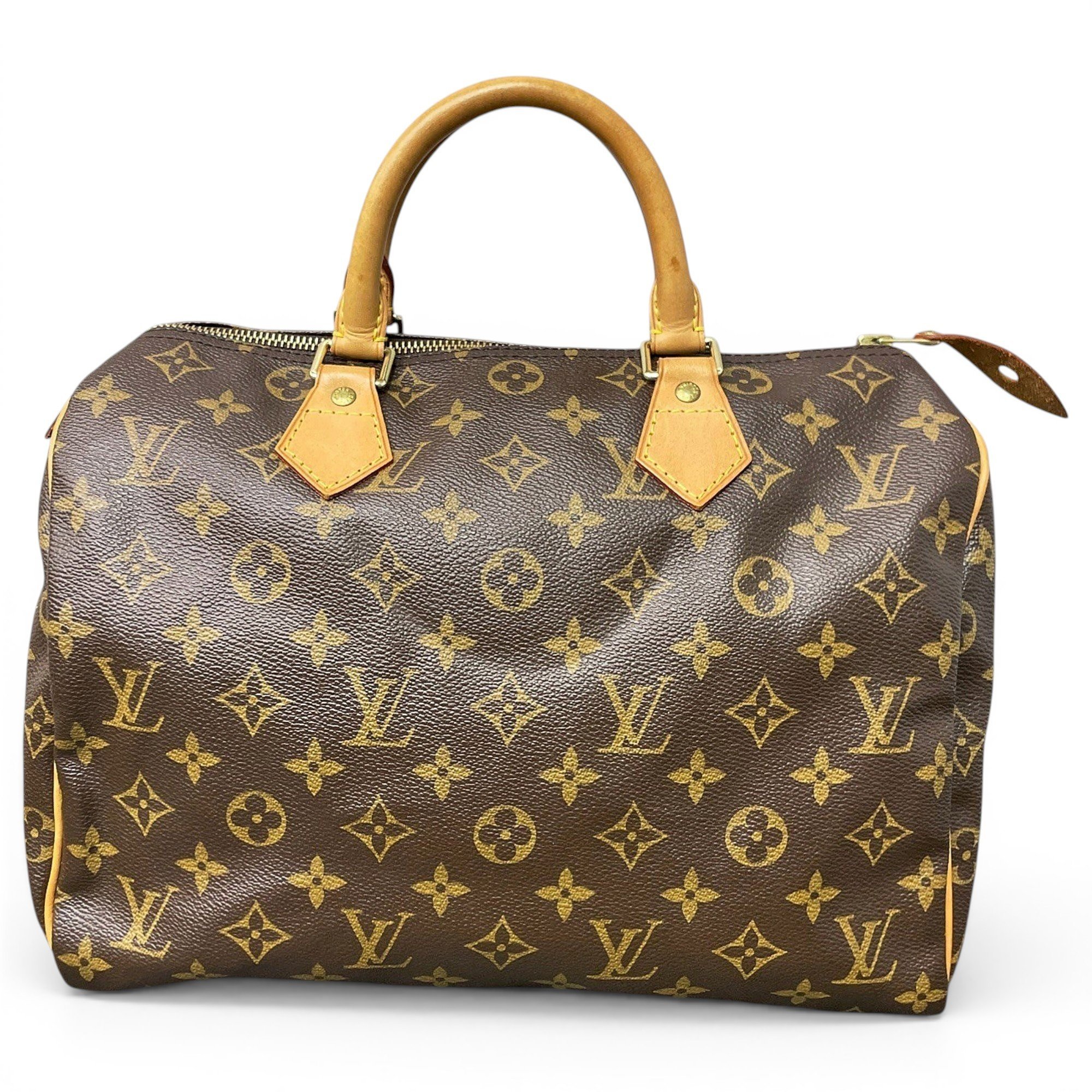 Speedy leather handbag