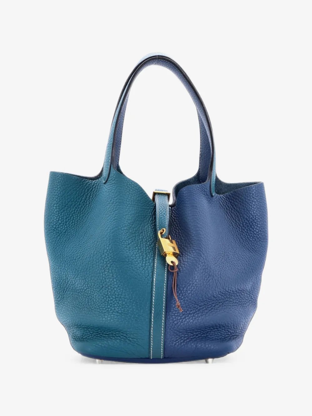 Picotin Lock Bag Bicolor Clemence MM bucket bag